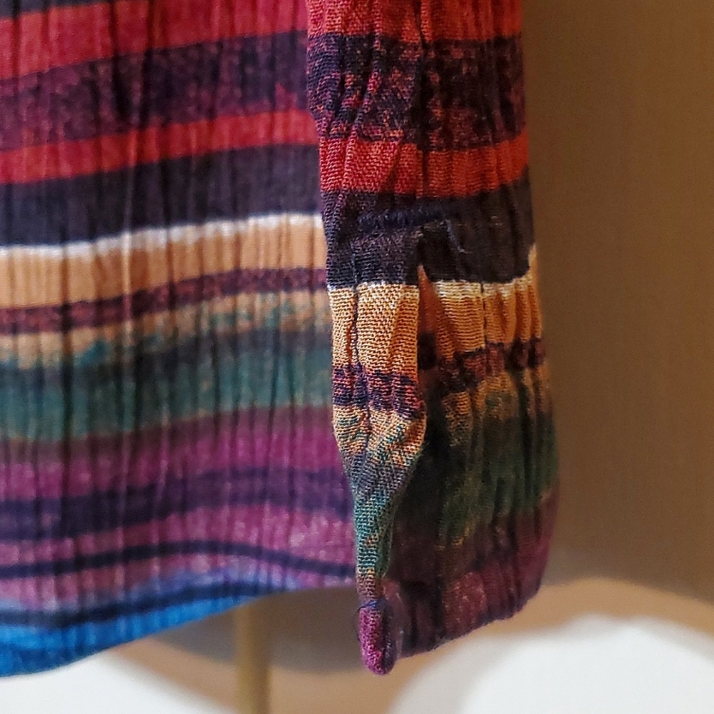 Tribal Striped Sleeveless Scoop Neck Jaclyn Smith - Picture 6 of 8